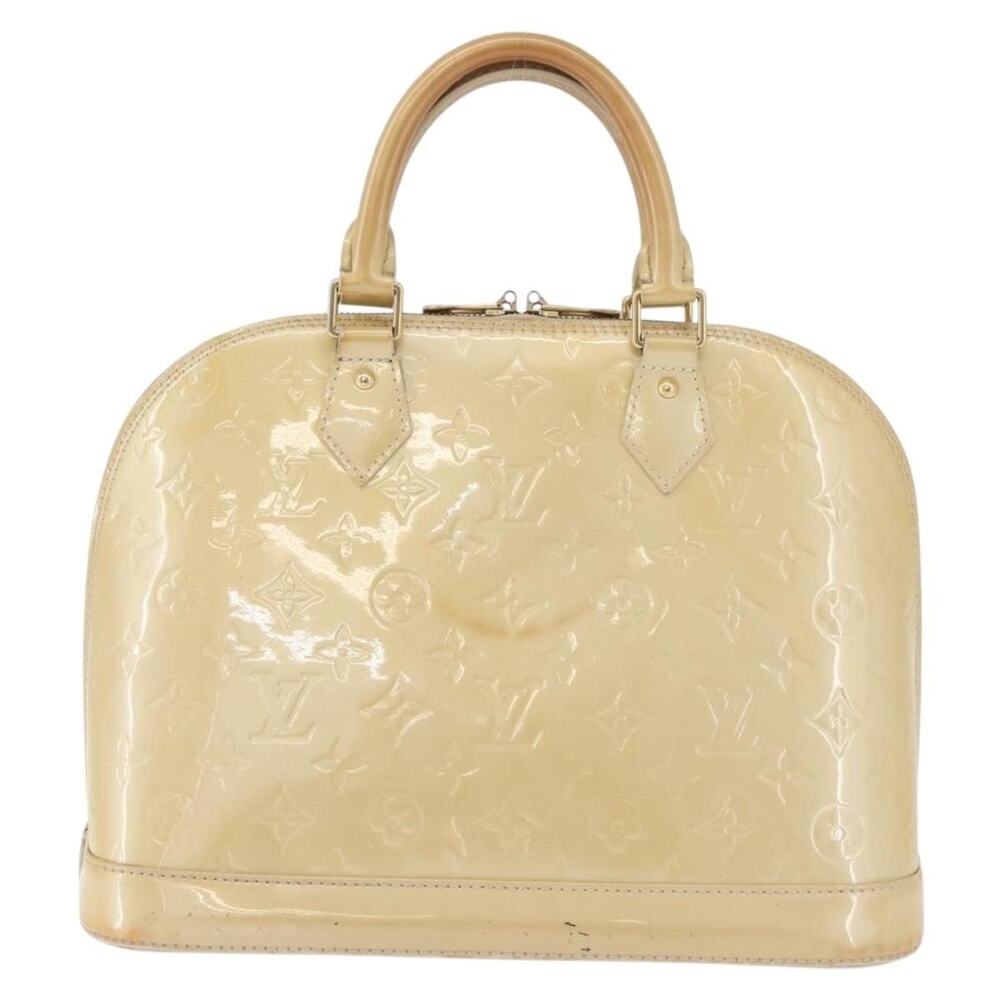 Louis Vuitton Monogram Vernis Alma PM Handbag Gold
